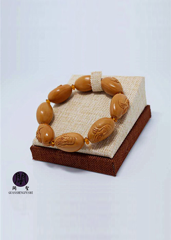 关公手串橄榄核精雕