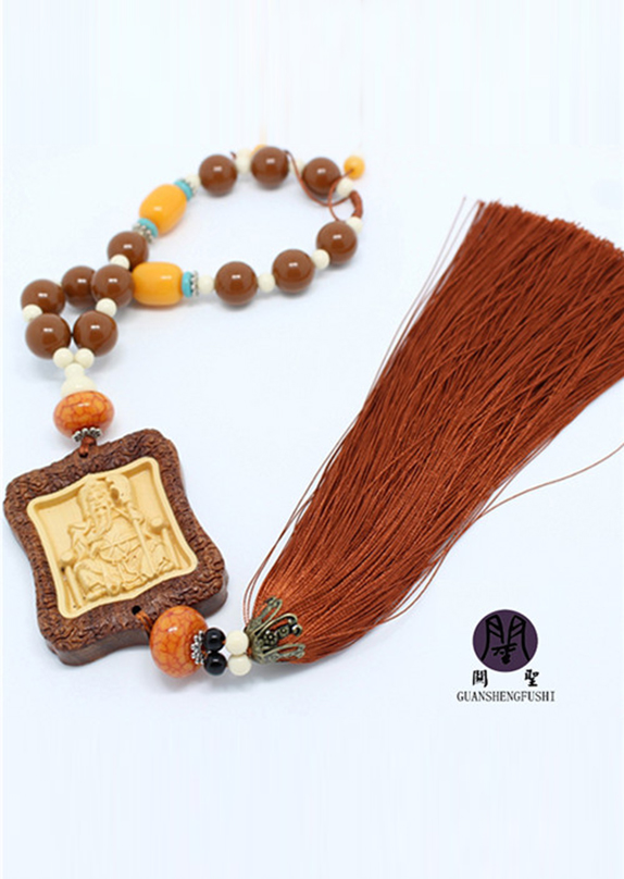 汽车挂件关公车载吊坠4