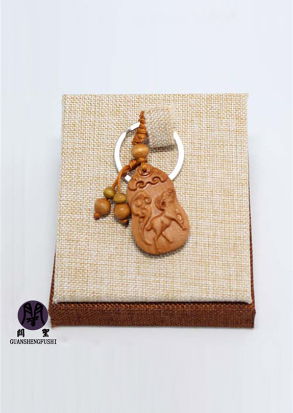 桃木十二生肖钥匙扣1