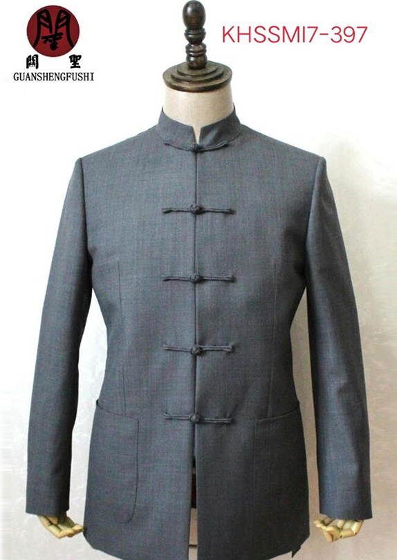KHSSM17-397灰色平纹样衣